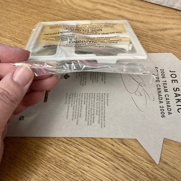 Joe Sakic McDonald's Team Canada 2006 Olympic Hockey Mini Jersey NIB - Picture 7 of 8